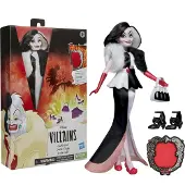 Hasbro - Lalka Cruella de Vil 28cm z linii Disney Villains, akcesoria premium