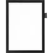 Durable Cadre d'information NOTE A4 DURAFRAME, face avant magnétique, noir