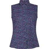 CMP 34s6176 Sleeveless Shirt Bleu S Femme