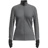 Icebreaker Descender Full Zip Sweatshirt Gris L Femme