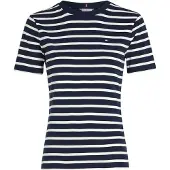 Tommy Hilfiger Slim Cody Short Sleeve T-shirt Bleu XS Femme