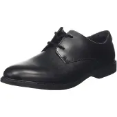 Clarks Scala Loop Y Derbys, Cuir Noir, 36 EU