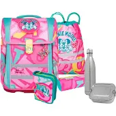 MCNEILL sac d'école Ergo Perfecto Disney Schoolbag Set 5 pièces Minnie Mouse rose