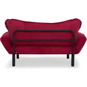 Asir Hanah Home, Chatto - Maroon, Canapés-lits, Canapé-lit 2 places, marron, coton, 150 x 75 x 70 x cm