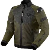 REV'IT! Action H2O Noir Dark Vert Blouson Taille S