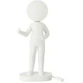 J-Line Lampe de table pouce levé Résine blanche