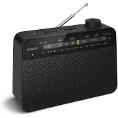 Philips Tar2509 Portable Radio Noir