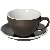 Loveramics Egg - Cafe Latte 300 ml Cup and Saucer - Gunpowder