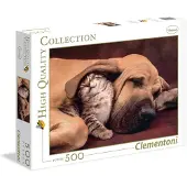 Clementoni Puzzle 500 chiots Fototeca, Collection de haute qualité, 35020