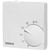 Eberle Thermostat d'ambiance RTR S 6731 1, Slimline Régulateur de température ambiante, Thermostat, Blanc