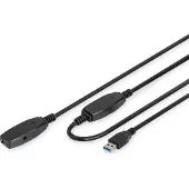 Digitus DA-73106 câble USB USB 3.2 Gen 1 (3.1 Gen 1) USB A Noir