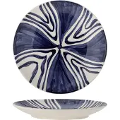 Bloomingville Assiettes Shama bleu Ø27cm set de 6 pièces