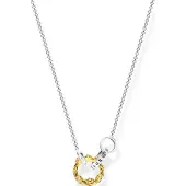 Thomas Sabo Chaîne couronne or, (Argent 925, Or jaune)