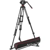 Manfrotto 504x Twin Aluminium Ball Joint And Floor Flush Stabilizer Noir