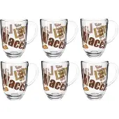 Leonardo Tasse Macchiato Leonardo 3 colours Napoli (6-Pieces)