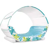 Intex Tropical Canopy Lounge Pool Air Mattres Clair 224 x 150 x 165 cm