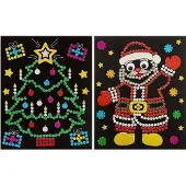 Creative Craft Group Xmas Holografische Stippen Stickerset