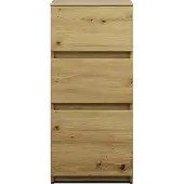 Burgbad Lin20 Armoire basse, 3 tiroirs, 400x357x870mm, USIX040F5353