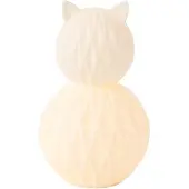 Jline Lampe led chat porcelaine