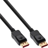 InLine 30x Bulk-Pack Câble DisplayPort 1.4, noir, contacts dorés, 3m