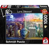 Schmidt Puzzle Jour et nuit : New York 1000 pièces