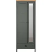 Ebuy24 Stanton armoire de rangement vert, chêneReproduction.