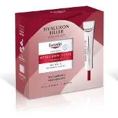 Eucerin HYALURON-FILLER + VOLUME-LIFT Crème de Jour Peau Mixte Normale Lot 2 Pièces – Effet Repulpant &amp; Lifting Anti-Âge