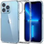 Spigen ACS03242 étui pour téléphone mobile (6.7") Couverture Transparent (Apple iPhone 13 Pro Max), Coque pour téléphone portable, Transparent