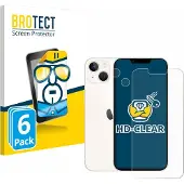 BROTECT Protection Clair (Apple iPhone 13), Téléphone portable : film de protection, Transparent