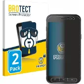 BROTECT Film anti-regards Anti-Spy Privacy Film de protection contre la lumière bleue (Samsung Galaxy Xcover 4), Téléphone portable : film de protection, Bleu