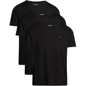 Tommy Hilfiger T-shirt 3P SS TEE X3 hommes - Noir - EU S