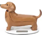 Kikkerland Figurine solaire , plastique, marron, 8,2 x 6,4 x 4,5 cm