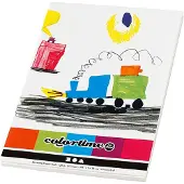 Creativ Company Tekenblok Wit A4 120gr, 50 Vellen