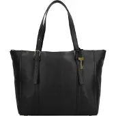 Fossil sac shopper sac à épaule Carlie Tote Black noir