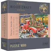 Trefl Wood Craft Origin Puzzle Santa's Little Helpers 1000 pièces