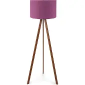 Opviq , AYD-1564, Lampadaire, Violet, MDF, 38 x 38 x 140 cm