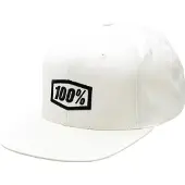 100% Icon Cap Blanc