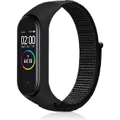Cover-Discount Xiaomi Mi Band 7 - Bracelet de remplacement en tissu nylon (Nylon), Sangles de montre, Noir