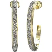 GUESS Boucles d'oreilles pour femmes en or par Guess JUBE04564JWYGT-U