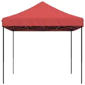 vidaXL Tente de réception pliable Pop-Up rouge bourgogne 440x292x315 cm