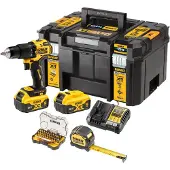 DeWalt Perceuse à percussion sans fil avec lampe DCZ100P2KT-QW