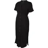 Vero Moda Vica Maternity Short Sleeve Dress Noir XS Femme