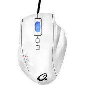 QPAD Souris optique OM-75 (Filaire), Souris, Blanc