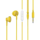 Celly PT-WDE001Y écouteur/casque Écouteurs Ecouteurs Connecteur de 3,5 mm Jaune
