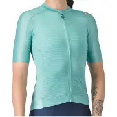 Castelli Espresso Short Sleeve Jersey Bleu XL Femme