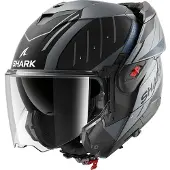 Shark Oxo Rydger Mat Anthracite Bleu Noir ABK Taille M