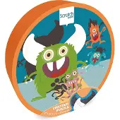 Scratch Puzzle à contours Monstre (33 pièces)