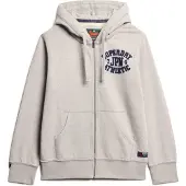 Superdry Veste de survêtement bleu marine / gris
