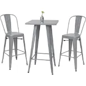 MCW Set de table haute -A73 métal (3 pièces)