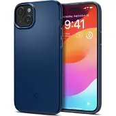 Spigen Coque Spigen Thin Fit pour iPhone 15 Plus - bleu
